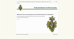 Desktop Screenshot of familienverband-von-stackelberg.de